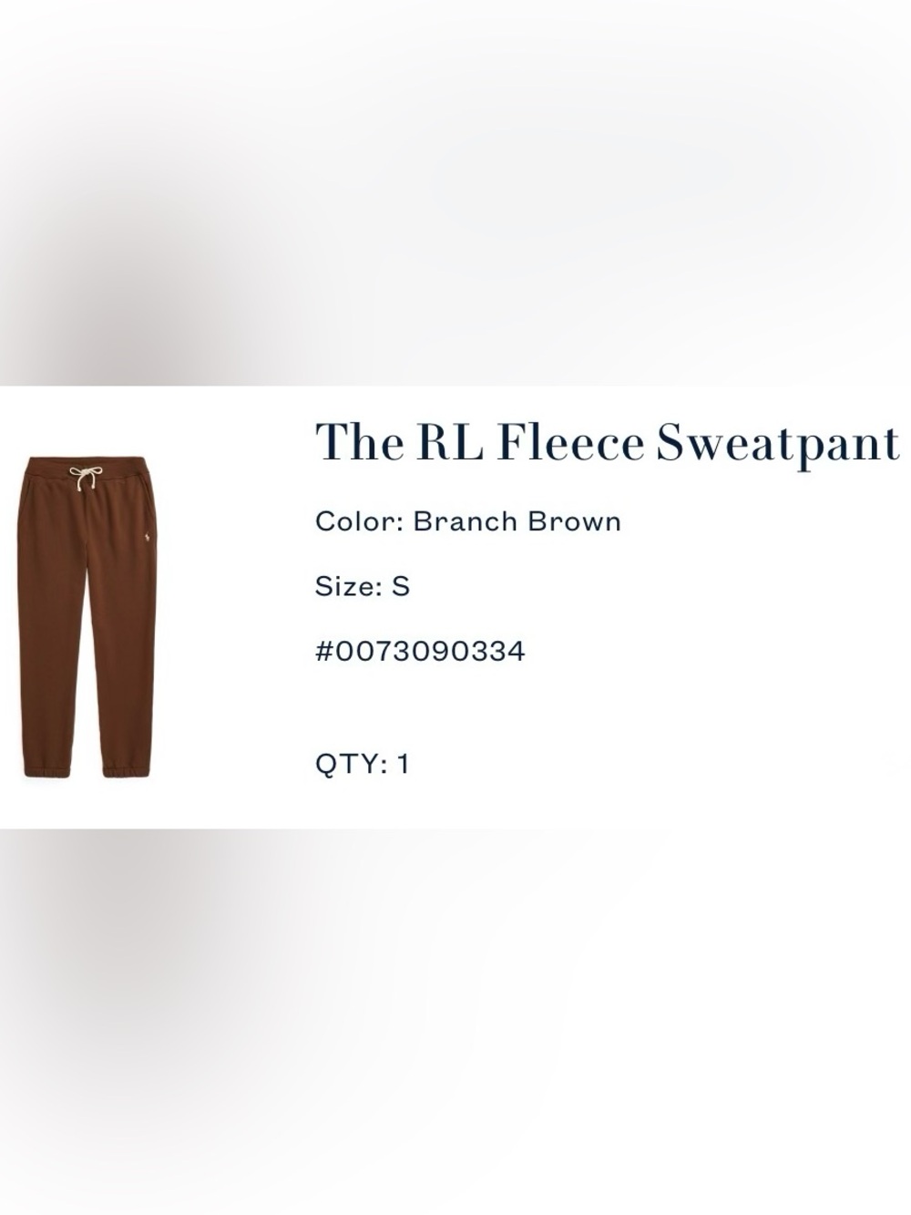 Polo by Ralph Lauren Brown Hoodie & Sweatpants Set - Picture 3 of 6